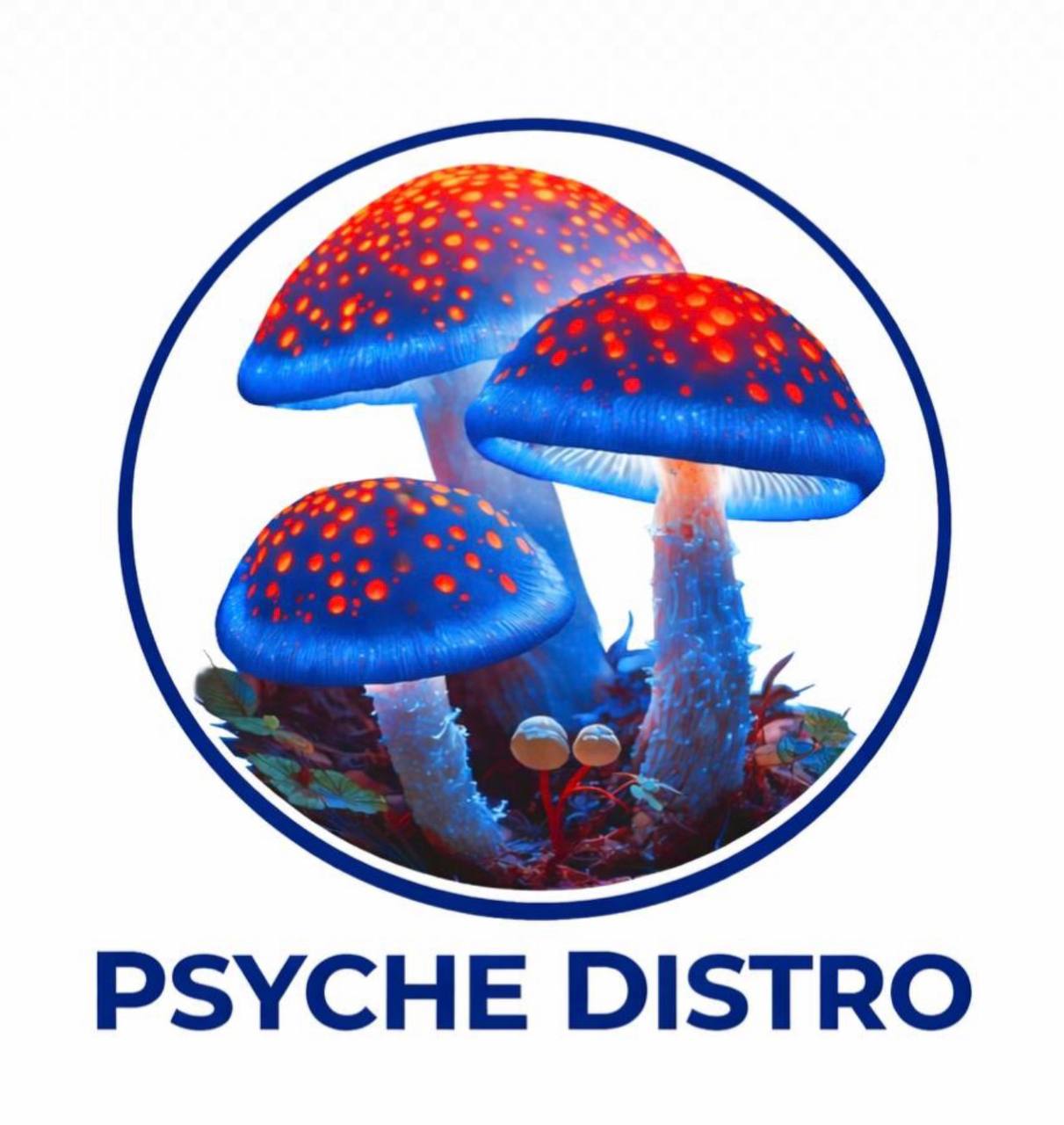 Psychedelic mushroom art